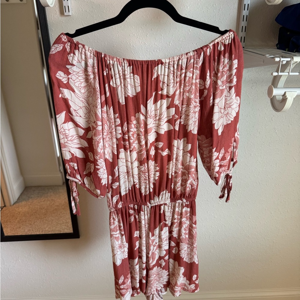 Floral Off-Shoulder Dress